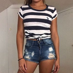Abercrombie and Fitch stripe tee